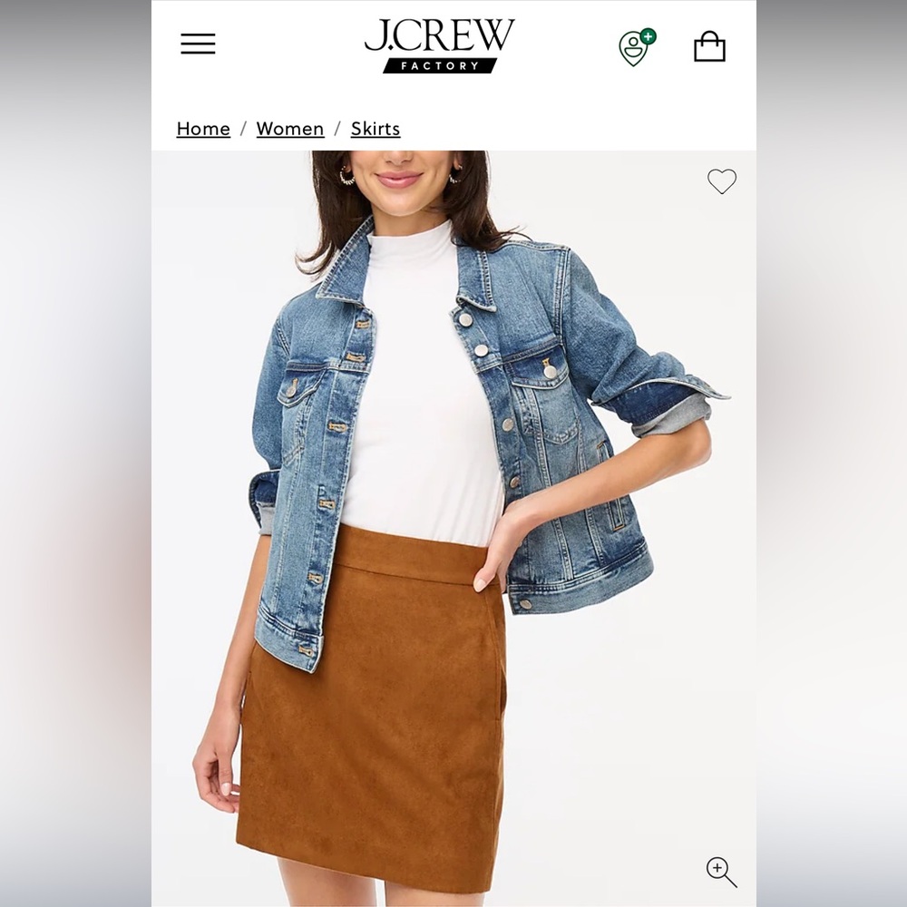 J. Crew Brown Skirt